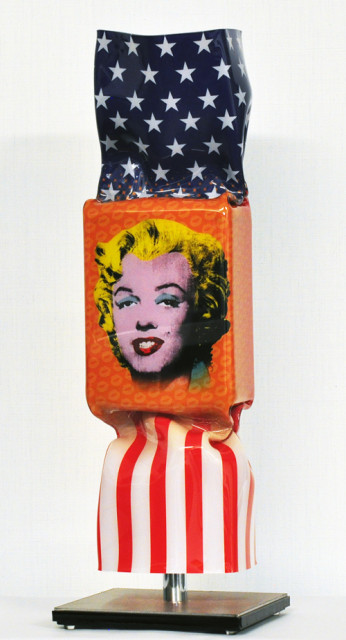 Ad van Hassel + Art candy toffee Marilyn Monroe